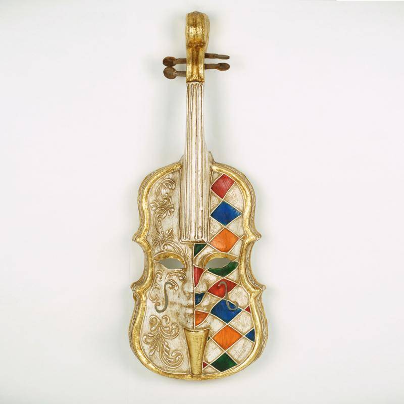 Masque violon arc en ciel Masque violon arc en ciel