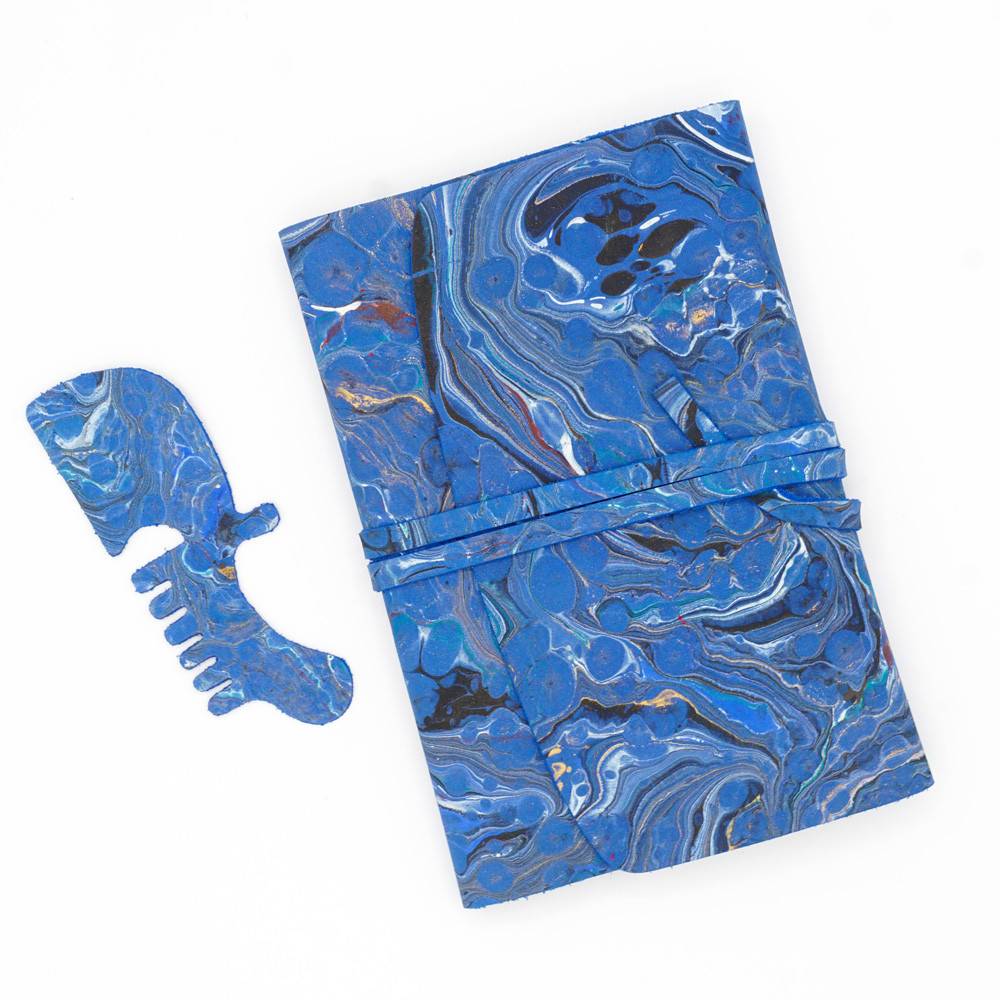 Bookcover pelle marmorizzata