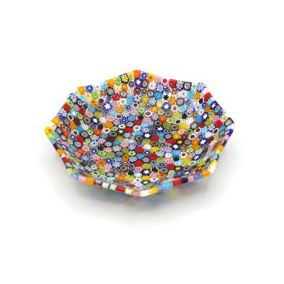 Bol verre murrine octogonal...