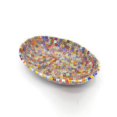 "Matte Floral" Oval murrine...