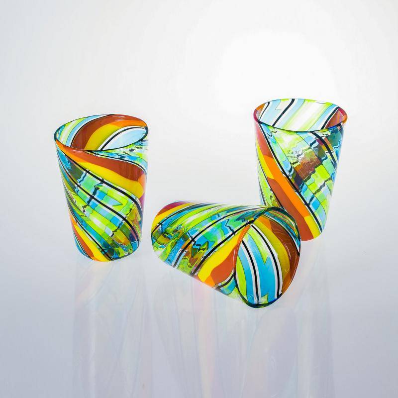 Juego de vasos y jarra "Espejismo" Juego de vasos y jarra "Espejismo"