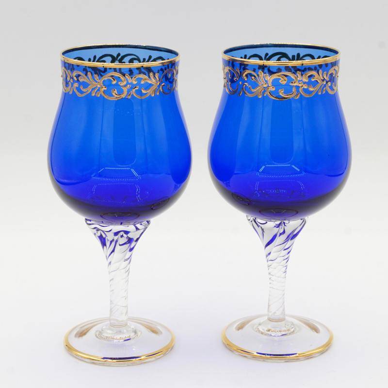 Double-fired "Cipolla" 2 glasses set
