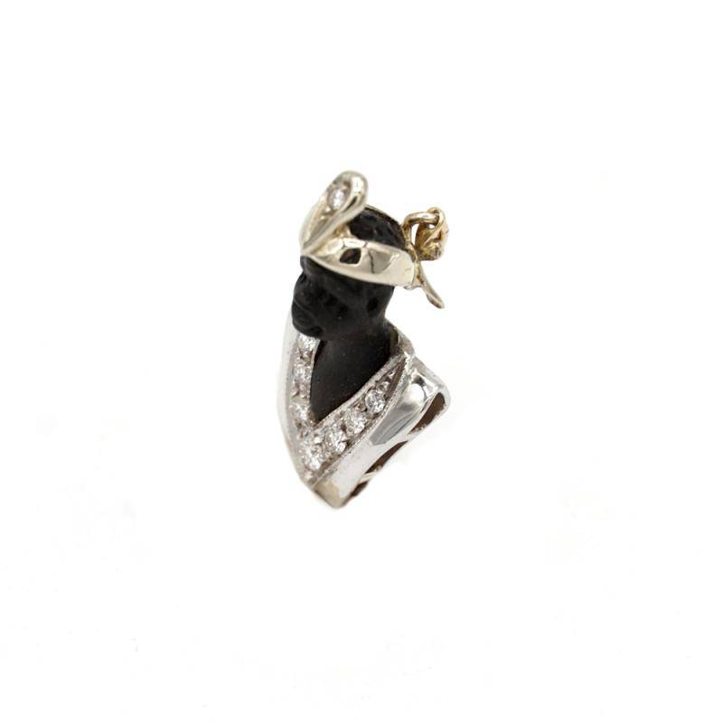 White gold Moretto pendant White gold Moretto pendant