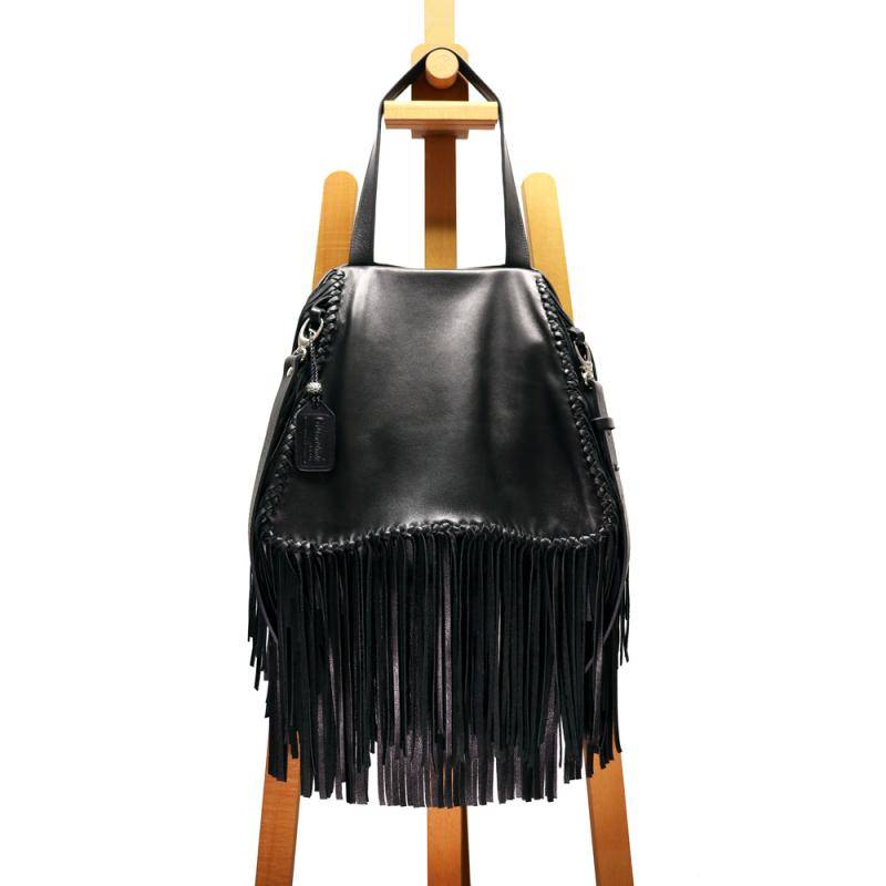 Ultra Fringed Maxi Leather Bag