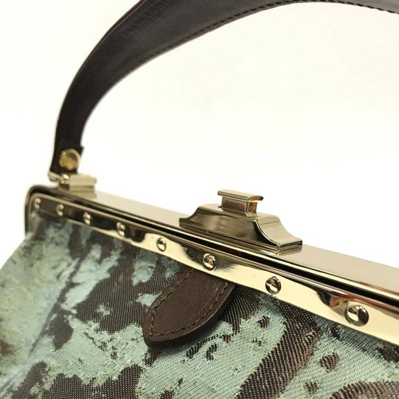 Ducissa green silk damask bag Ducissa green silk damask bag