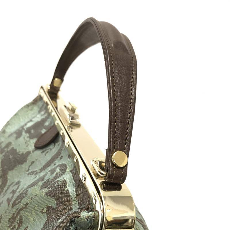 Sac damassé de soie verte Ducissa Sac damassé de soie verte Ducissa