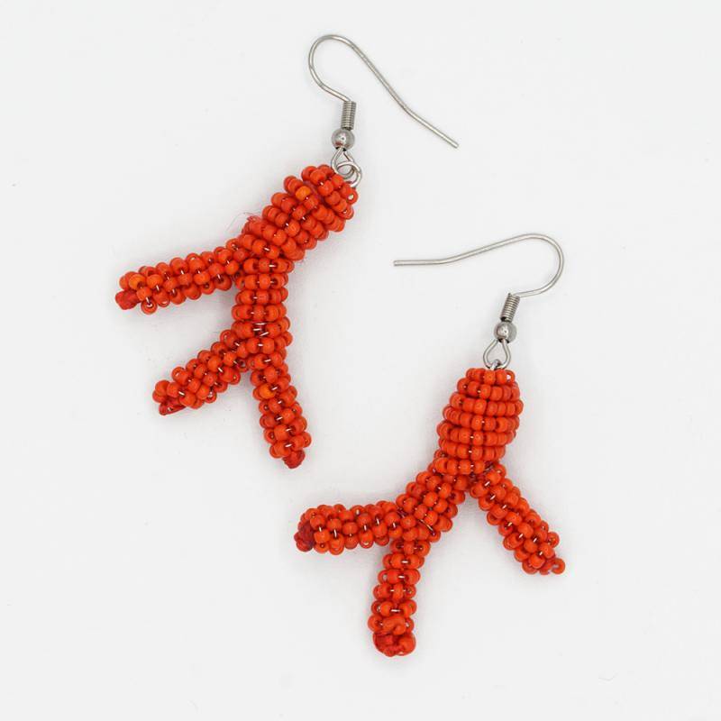 Boucles d'oreille "Petit Corail"