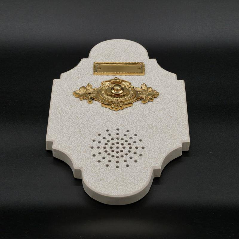 Piastra campanello in marmo di trani Piastra campanello in marmo di trani