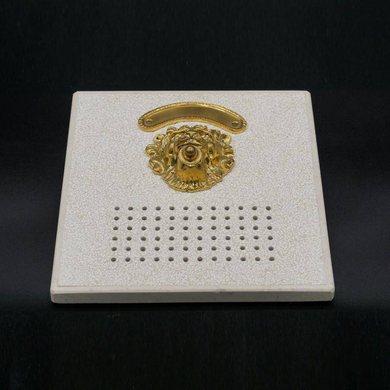 Piastra campanello in marmo di trani Piastra campanello in marmo di trani