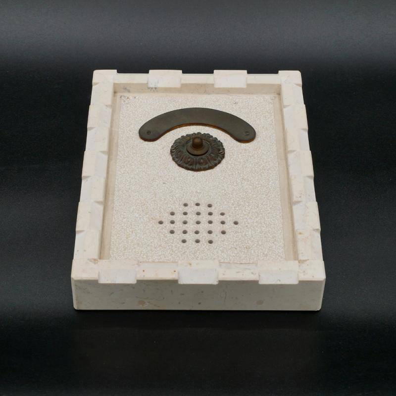 Piastra campanello in marmo di trani Piastra campanello in marmo di trani