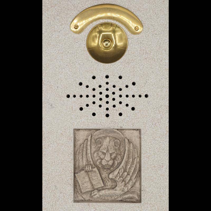 Piastra campanello in marmo di trani Piastra campanello in marmo di trani