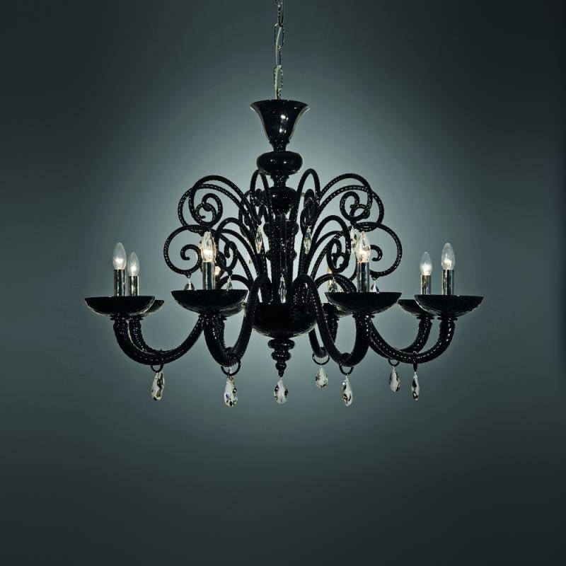 8-Light Chandelier with high pastorals