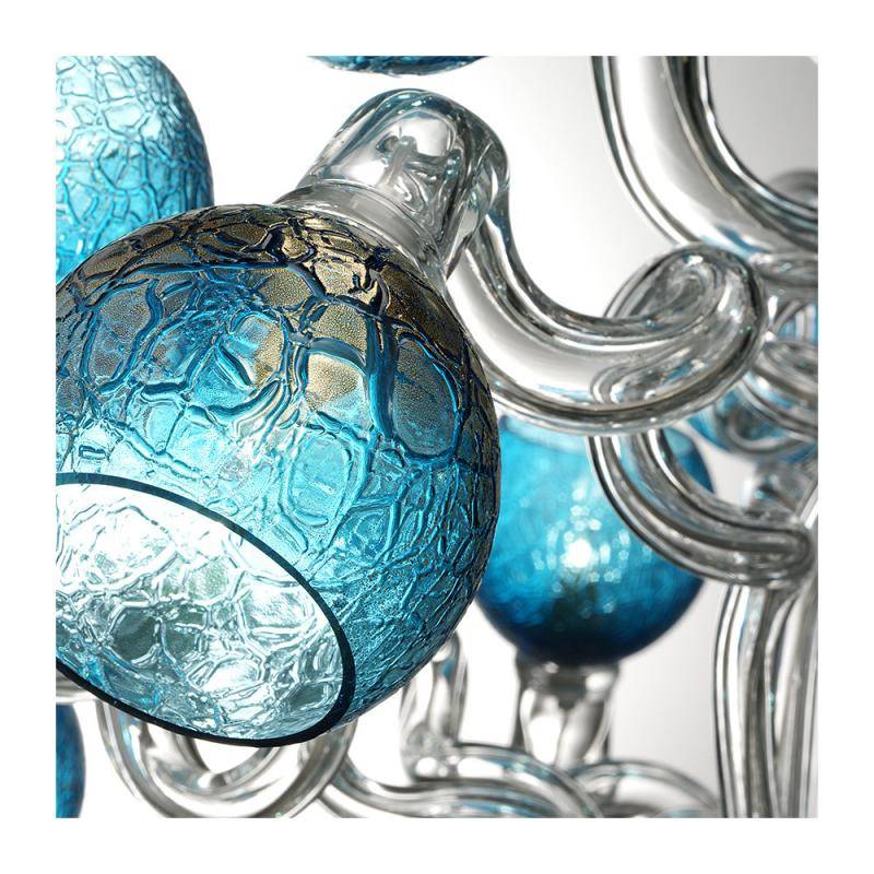 Chandelier avec sphères 20 lumières Chandelier avec sphères 20 lumières