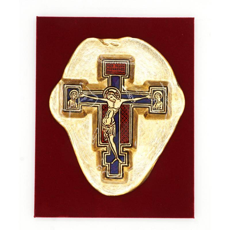 Cimabue的十字架颜色： 红色