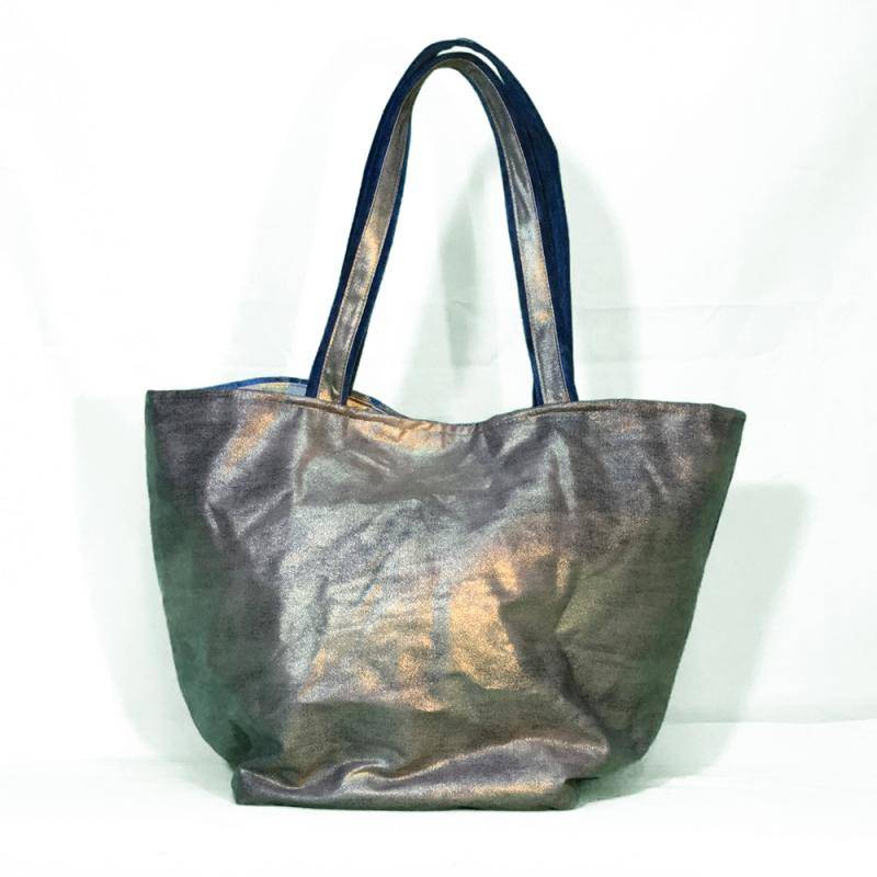 Bolso Teodora de terciopelo azul y... Bolso Teodora de terciopelo azul y...