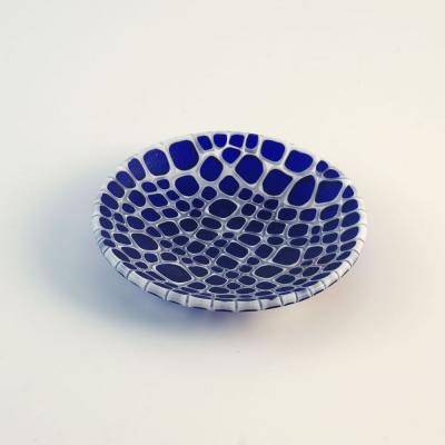 Plato con murrine "Encaje"