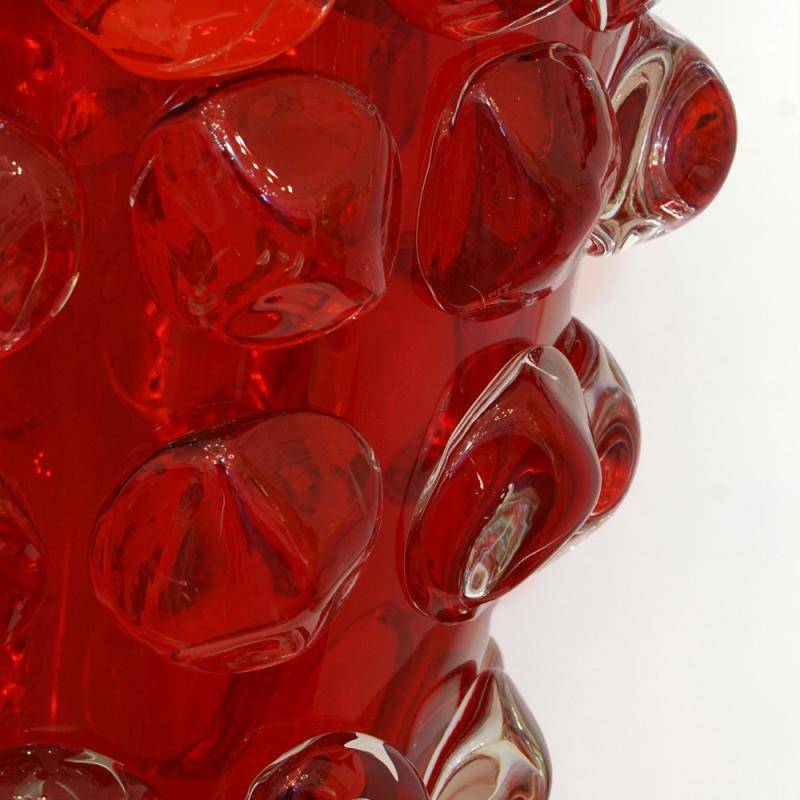 Vaso massiccio Collezione Ciotoli Rosso Vaso massiccio Collezione Ciotoli Rosso