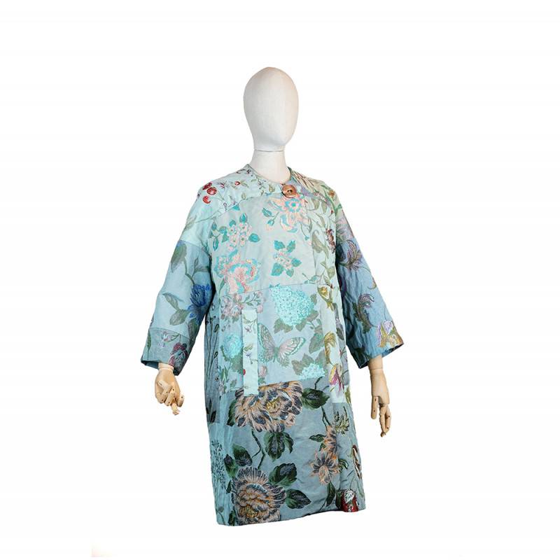 Oversize floral patchwork overcoat Oversize floral patchwork overcoat