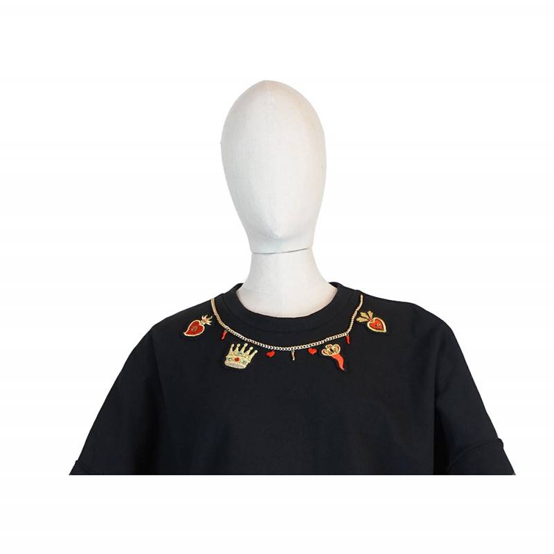 Sudadera oversize con charms Sudadera oversize con charms