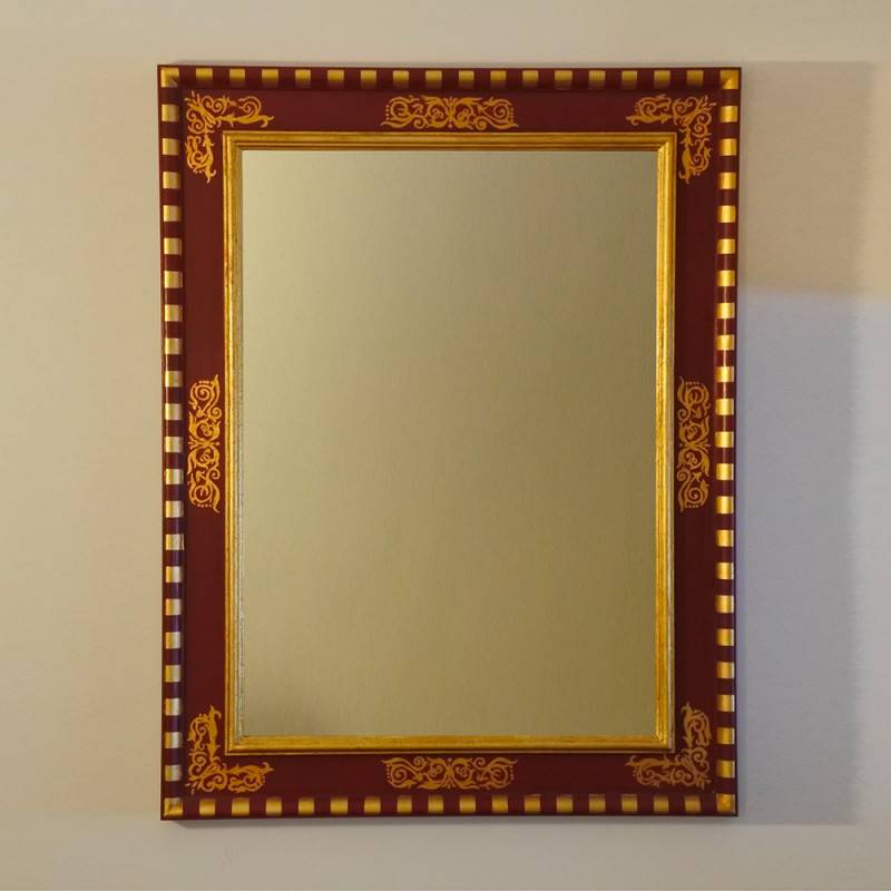 Mirror with Mirror frame decorated in...