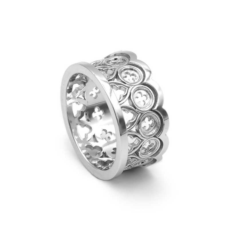 Anillo de plata Ducal Waves