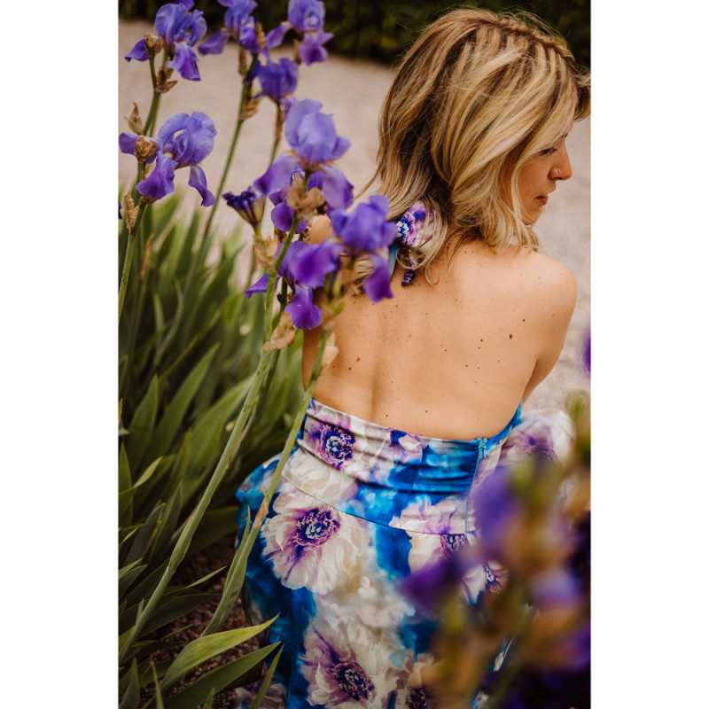 Melpomene "Blue" - pure silk dress... Melpomene "Blue" - pure silk dress...