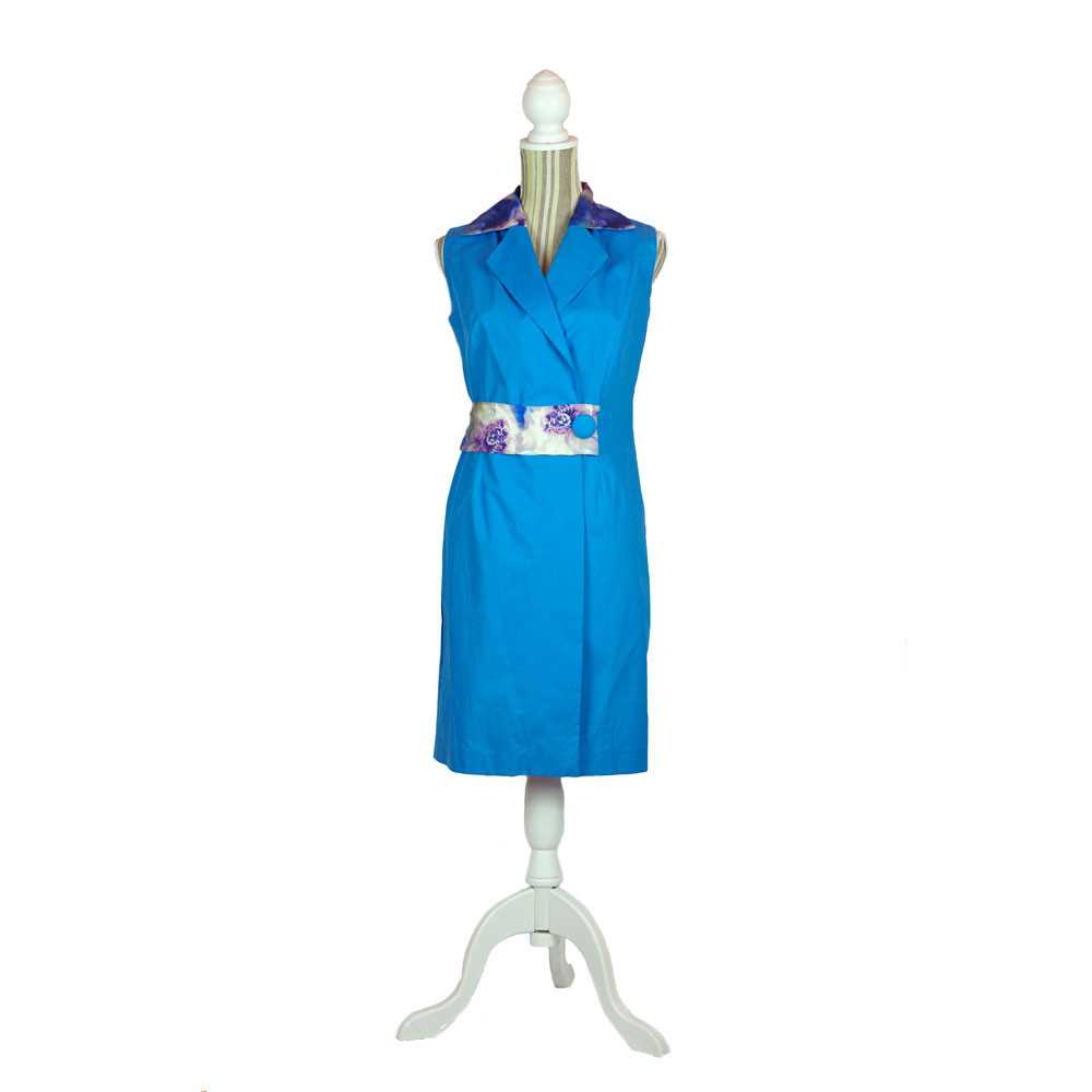 Clio "Blu" cotton dress -...