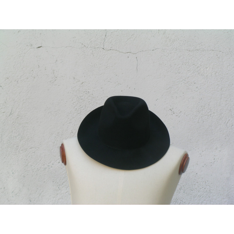 "Cappellaccio" - Black Ezra Pound hat "Cappellaccio" - Black Ezra Pound hat