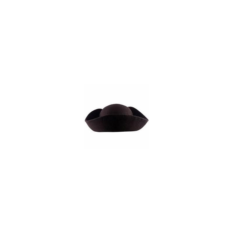 Venetian tricorn - black women's felt... Venetian tricorn - black women's felt...
