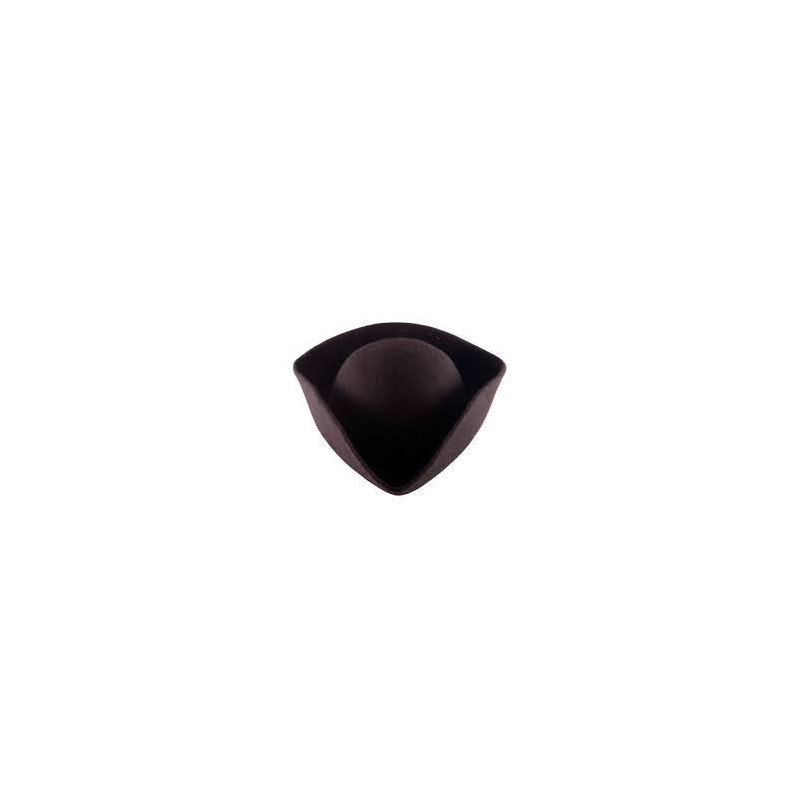 Venetian tricorn - black women's felt... Venetian tricorn - black women's felt...