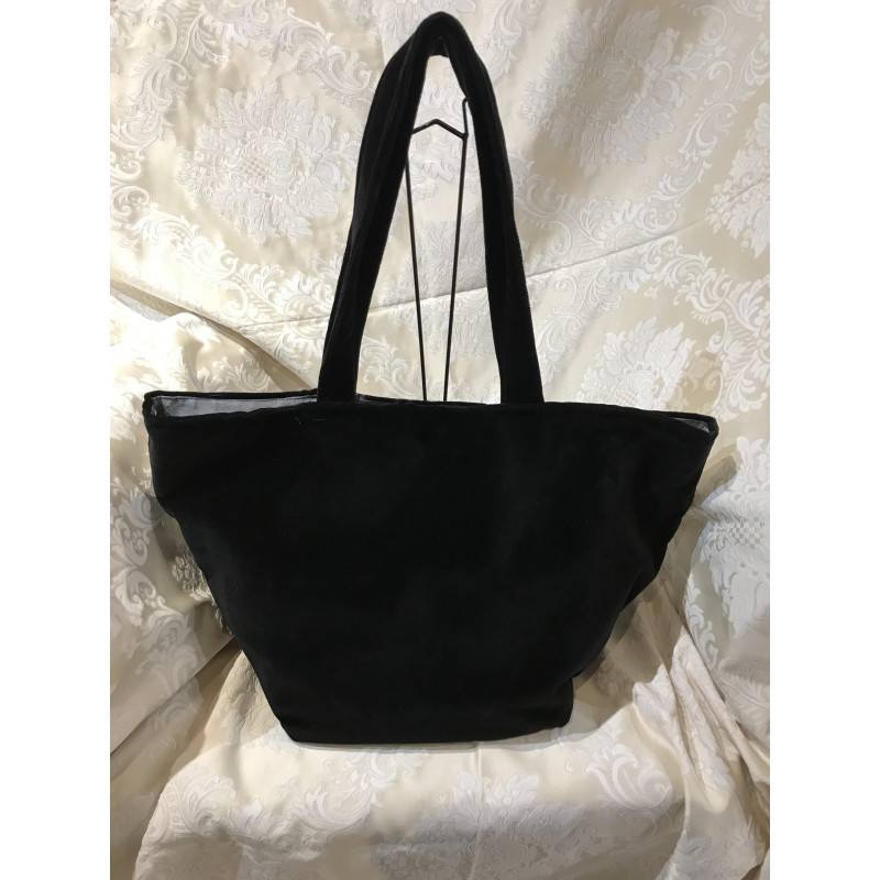Teodora bag in black velvet... Teodora bag in black velvet...