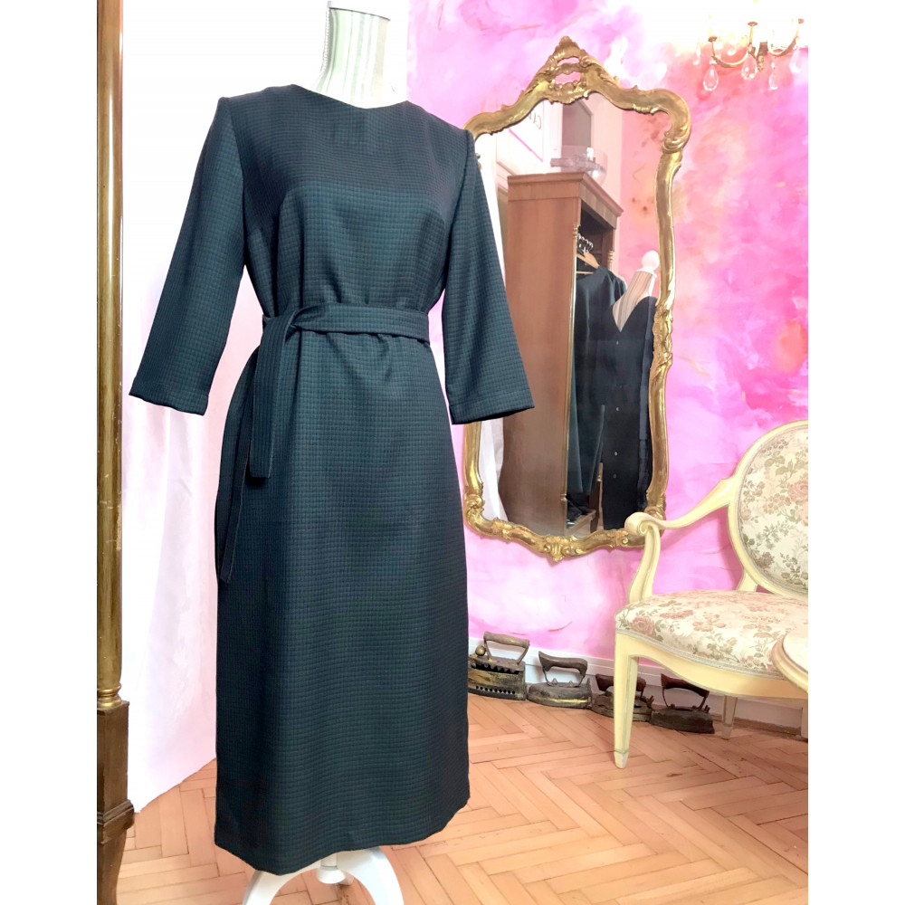 Vestito in cotone misto...