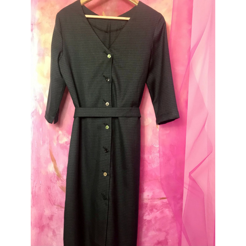 "Finezza" cotton-wool blend dress -... "Finezza" cotton-wool blend dress -...