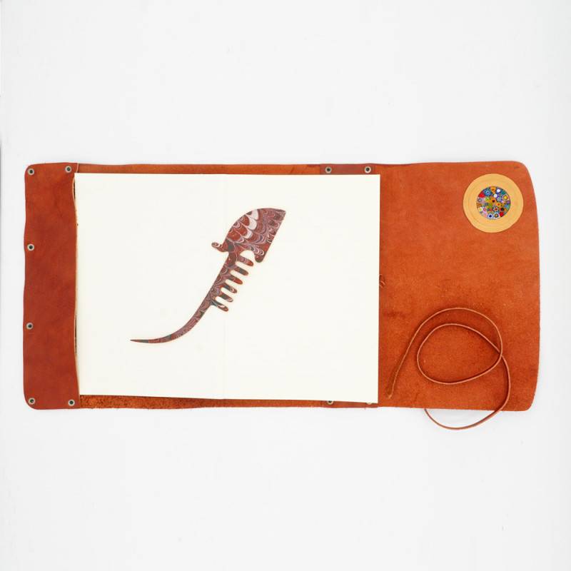 Book Cover pelle con murrina Book Cover pelle con murrina