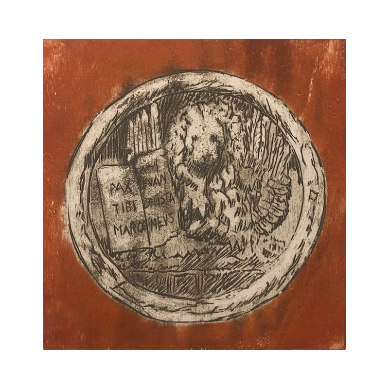 “León de San Marco” - xilografia