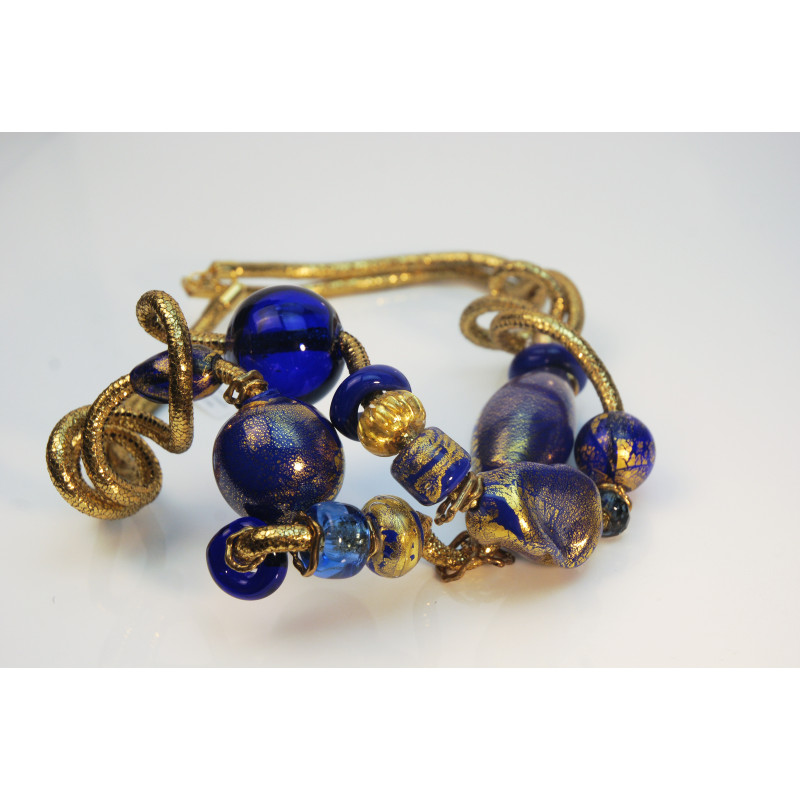 Collier - Twist two-turn necklace... Collier - Twist two-turn necklace...