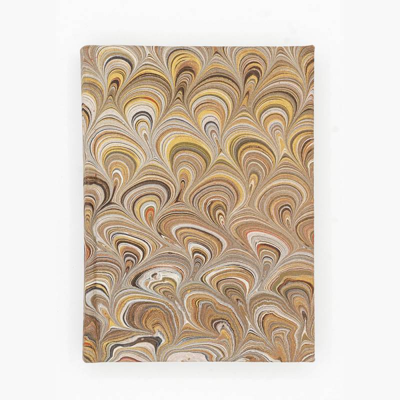 Cahier en cuir marbré Cahier en cuir marbré