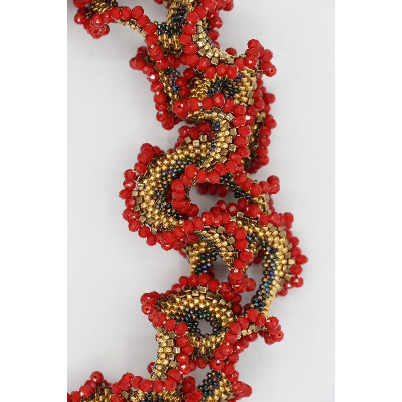 "Coral" necklace and earrings set... "Coral" necklace and earrings set...