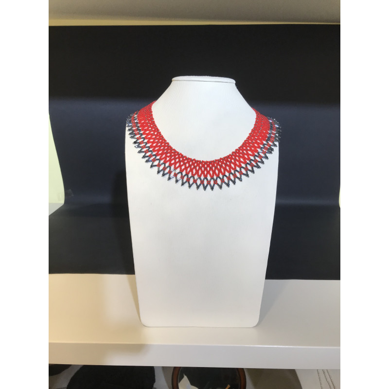 "Collar" necklace with Murano glass... "Collar" necklace with Murano glass...