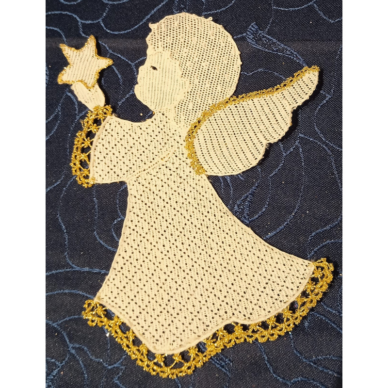 Christmas Angel - Burano lace