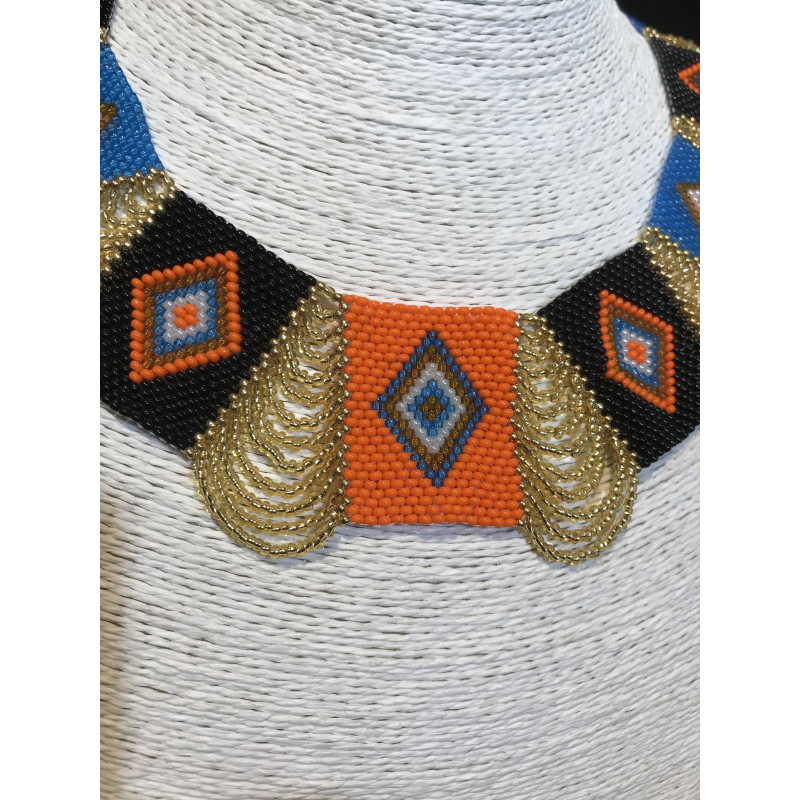 "Africa" necklace and earrings set... "Africa" necklace and earrings set...