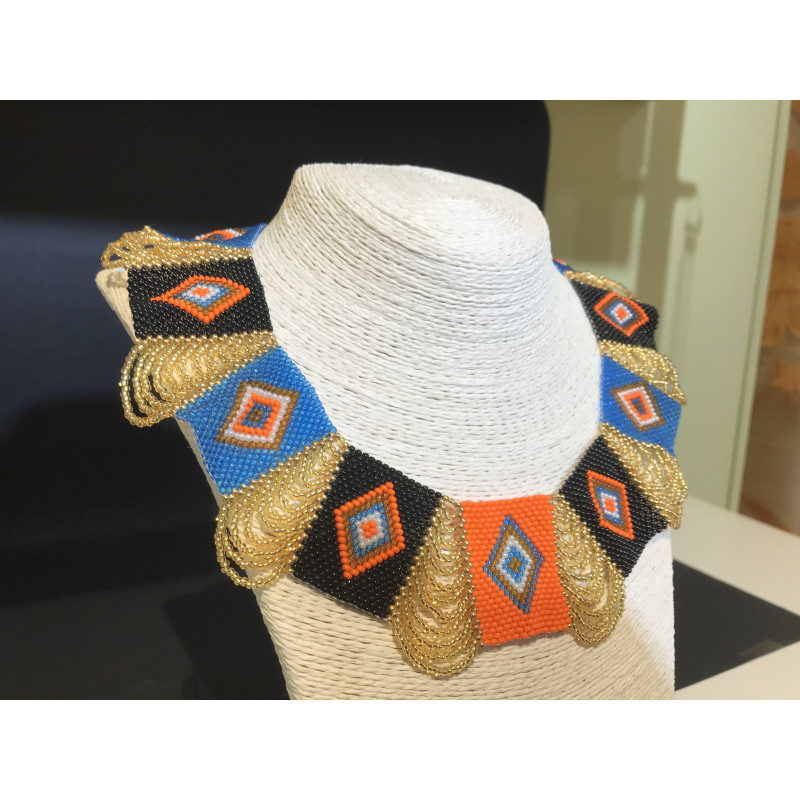 "Africa" necklace and earrings set... "Africa" necklace and earrings set...