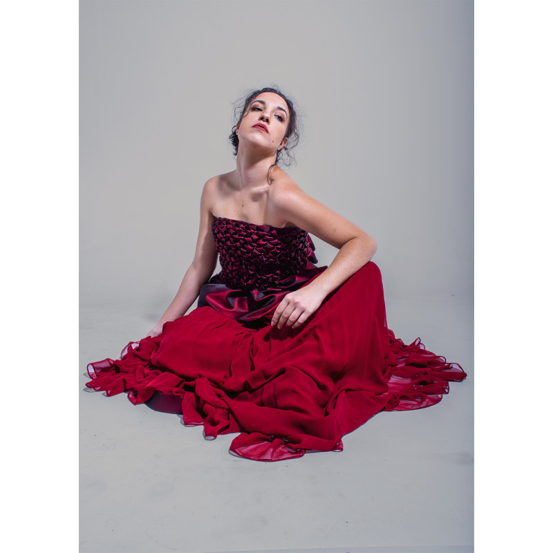 Evening dress - Model "Ruby", Diamond... Evening dress - Model "Ruby", Diamond...