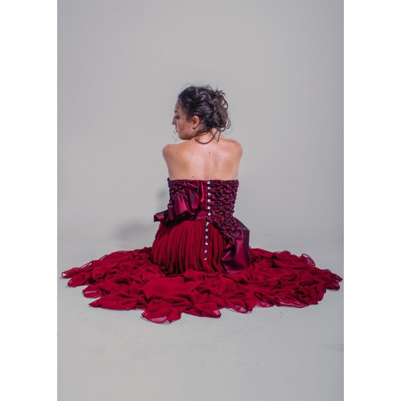 Evening dress - Model "Ruby", Diamond... Evening dress - Model "Ruby", Diamond...