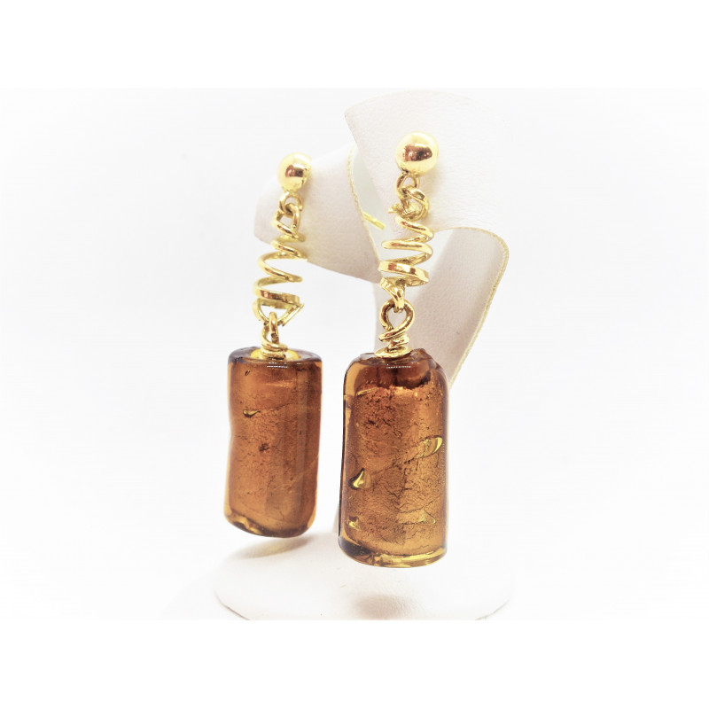 Orecchini d'Oro con Avventurina... Orecchini d'Oro con Avventurina...