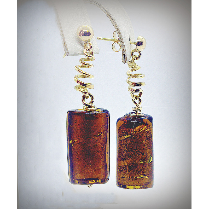 Orecchini d'Oro con Avventurina... Orecchini d'Oro con Avventurina...