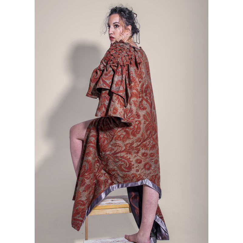 "Ume" kimono in original Fortuny fabric "Ume" kimono in original Fortuny fabric