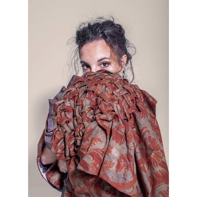 "Ume" kimono in original Fortuny fabric "Ume" kimono in original Fortuny fabric