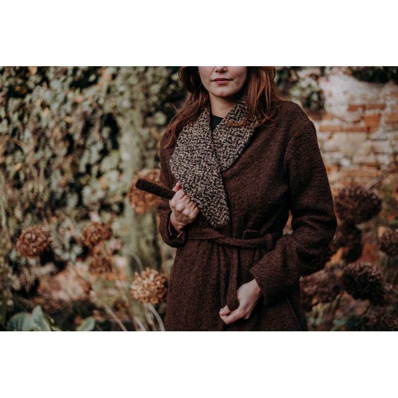 Cappotto "Dinamica" in bouclé di lana... Cappotto "Dinamica" in bouclé di lana...