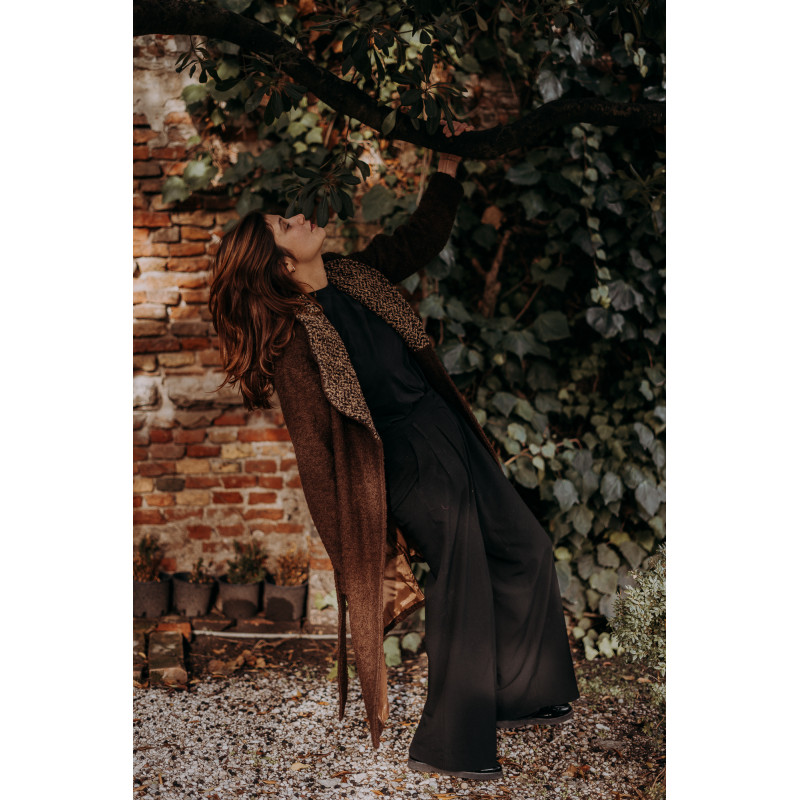 Cappotto "Dinamica" in bouclé di lana... Cappotto "Dinamica" in bouclé di lana...